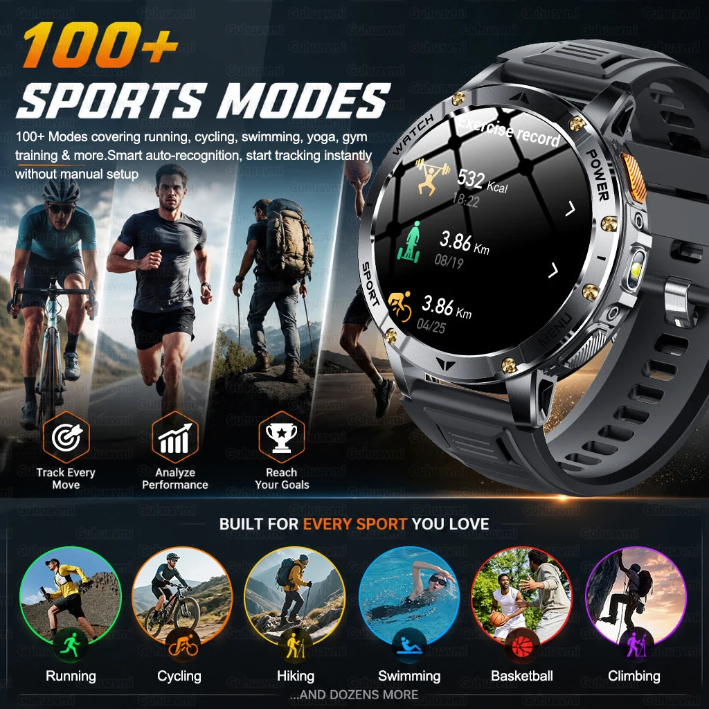 Reloj Inteligente AK106 con GPS y Batería de 1400 mAh