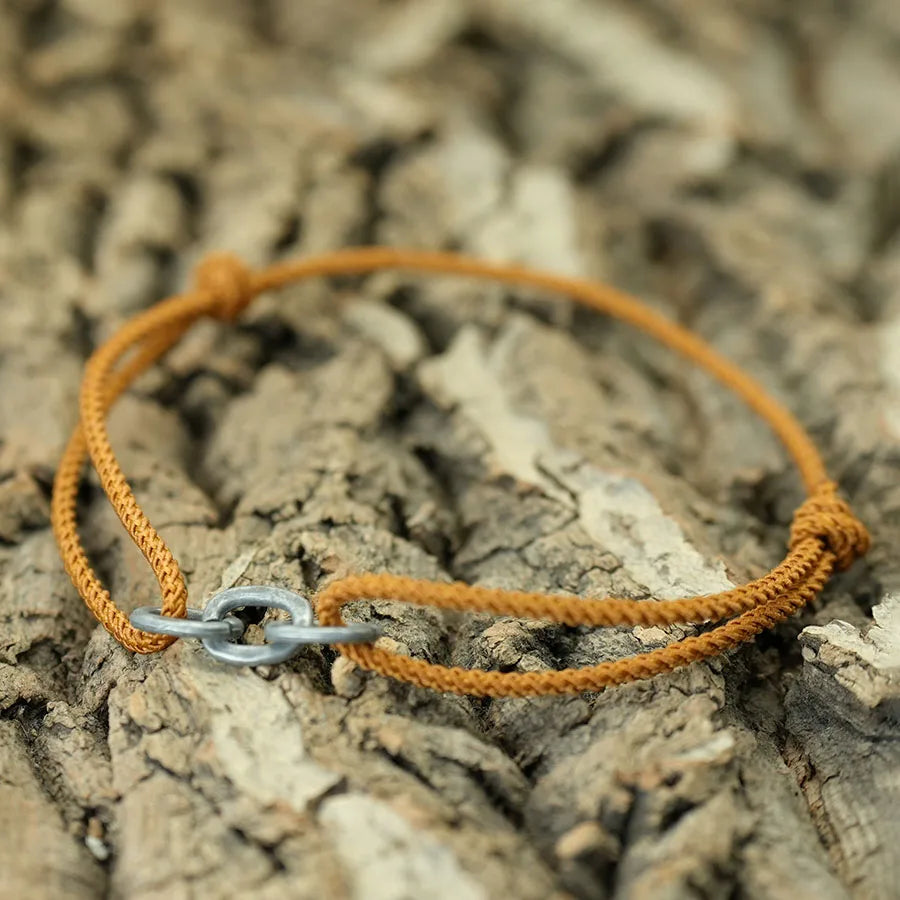 Pulsera Cadena Vikinga Retro Minimalista