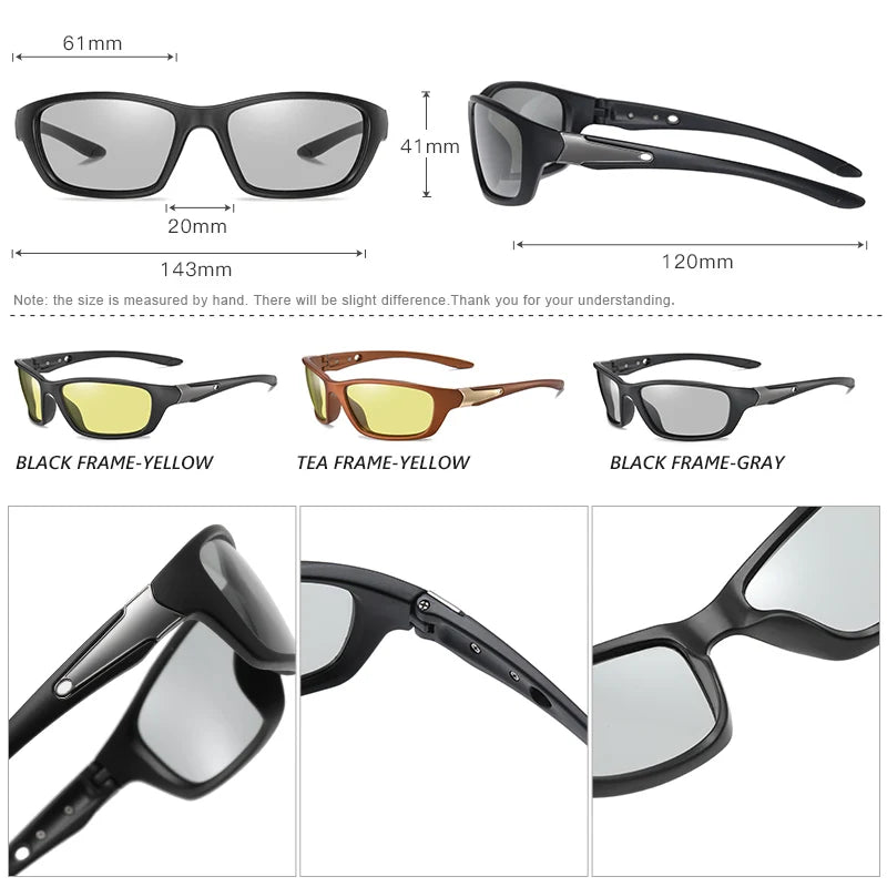 Lentes de Ciclismo para Día y Noche