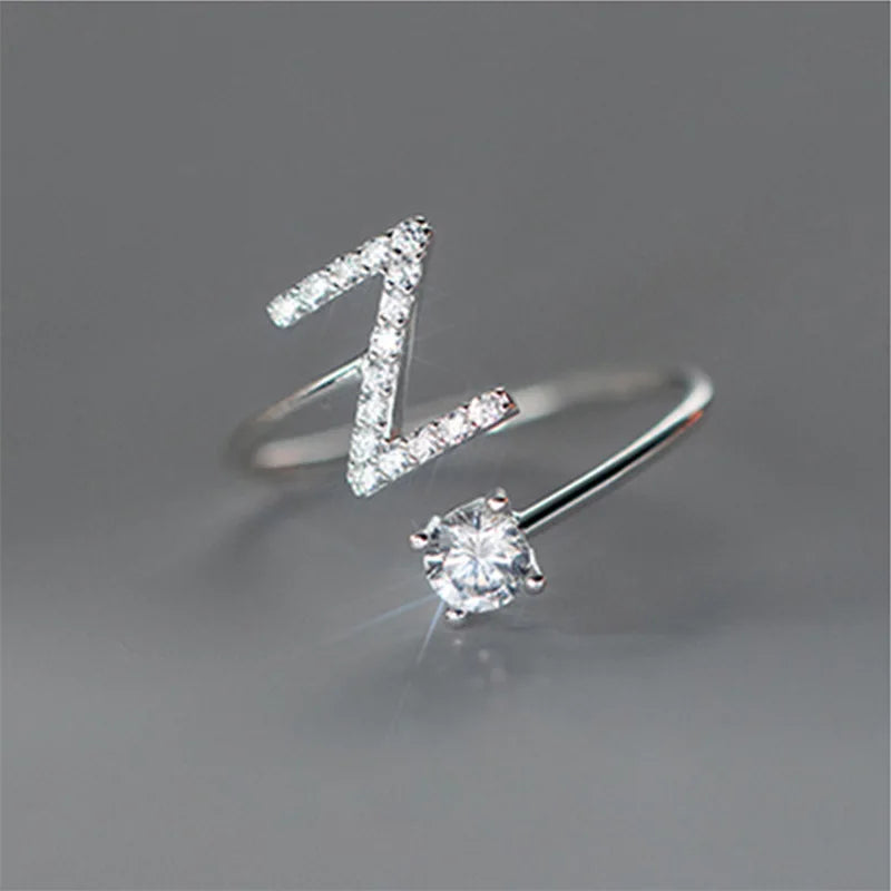 Anillo Ajustable con Inicial