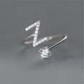 Anillo Ajustable con Inicial
