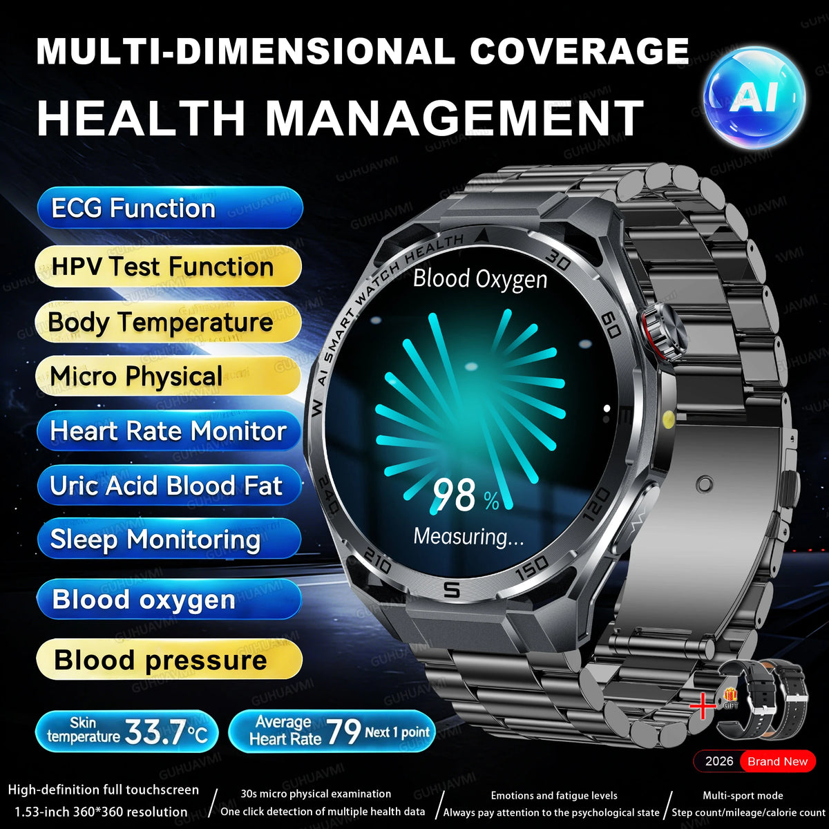 Reloj Inteligente con Monitoreo de Salud por IA