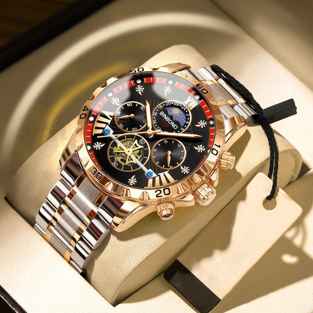 Reloj W177 de Acero Inoxidable para Hombre