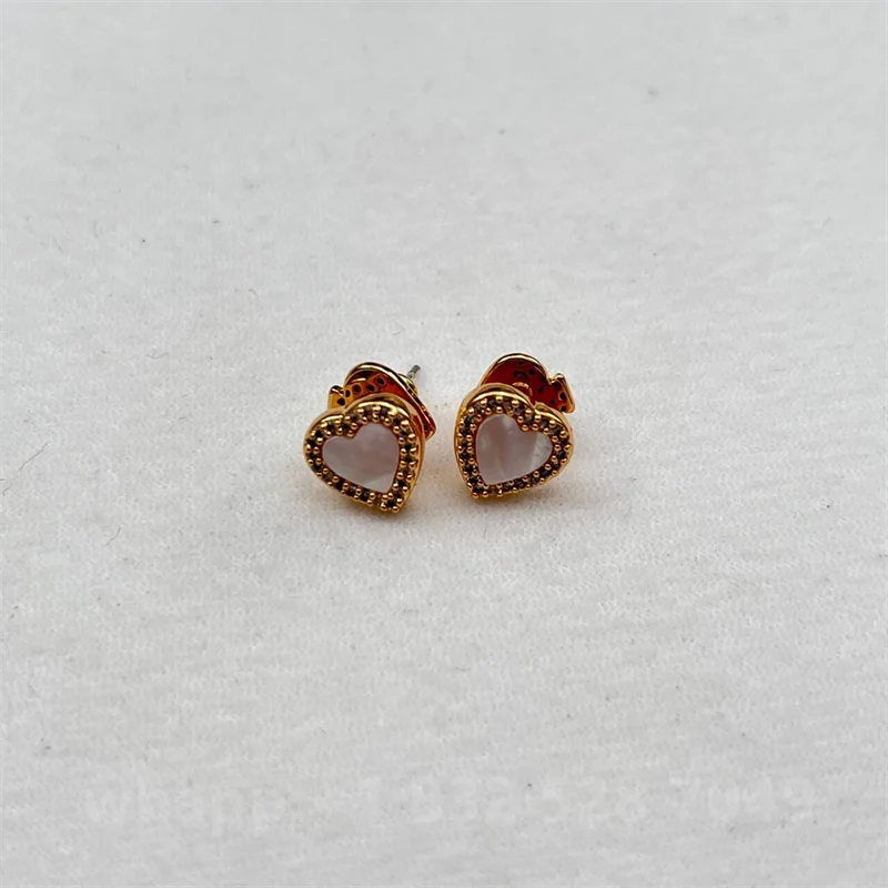 Aretes Tipo Botón con Zirconia para Mujer