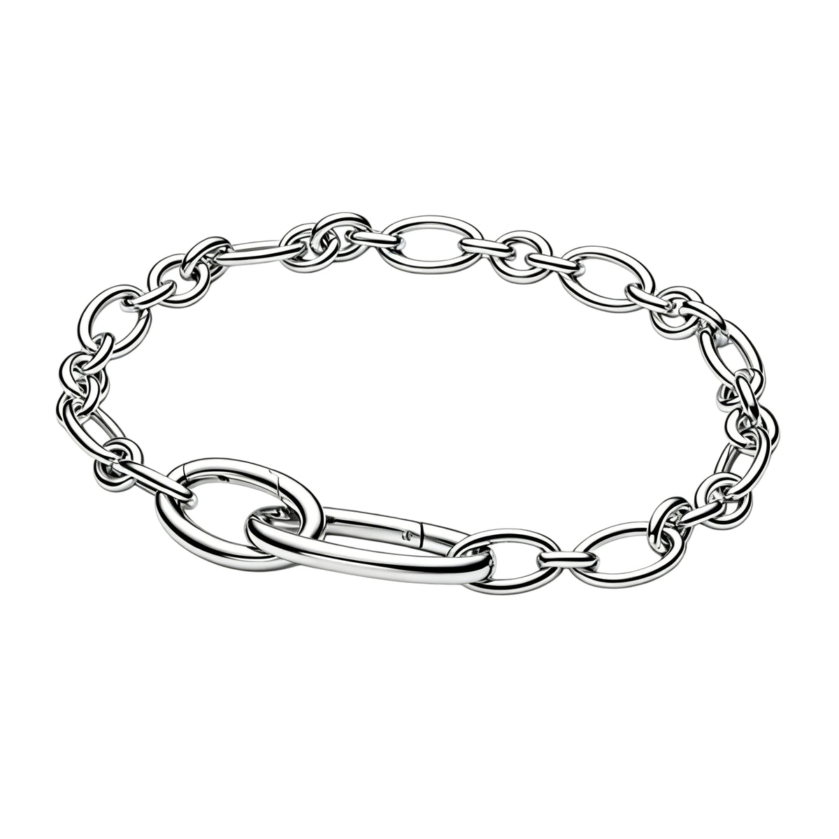 Pulsera de Dijes en Plata 925 con Zirconia