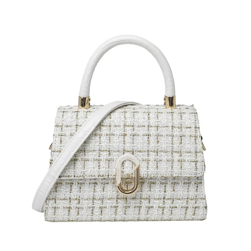 Bolsa Cruzada Cuadrada de PU para Mujer