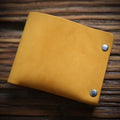 Cartera Delgada de Cuero Crazy Horse