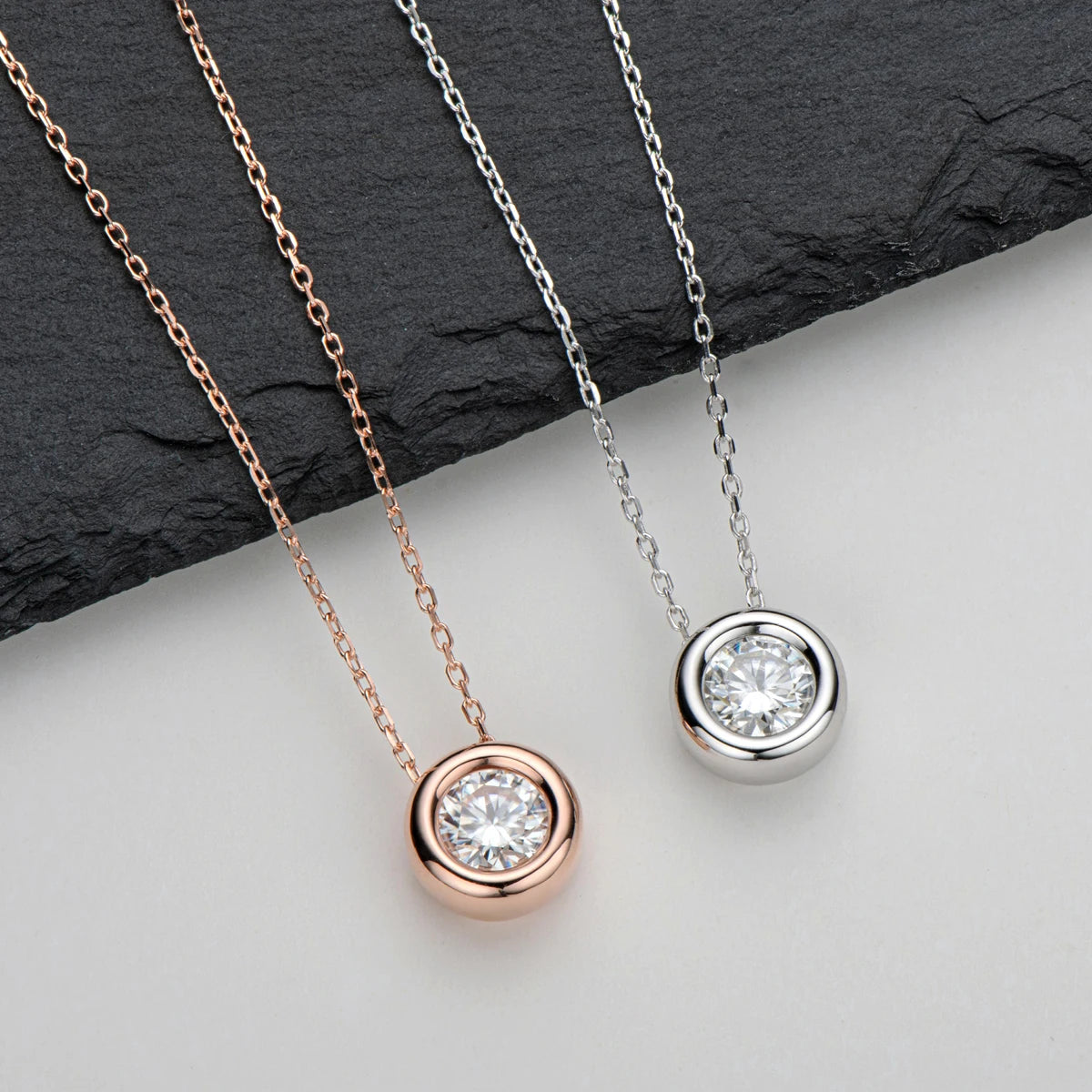 Collar de Moissanita en Plata 925
