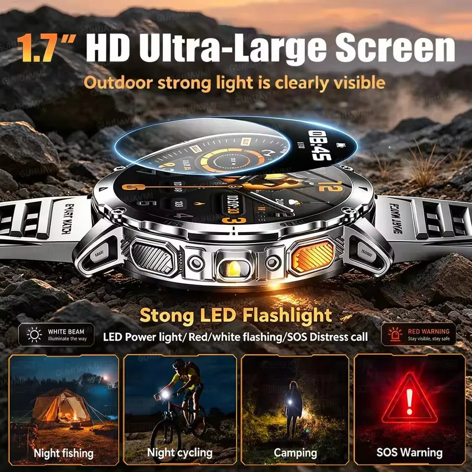 Reloj Inteligente AK106 con GPS y Batería de 1400 mAh