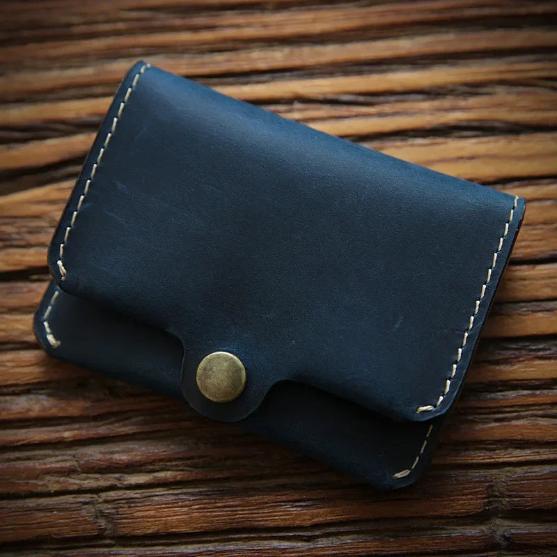Cartera Minimalista de Cuero Crazy Horse para Hombre