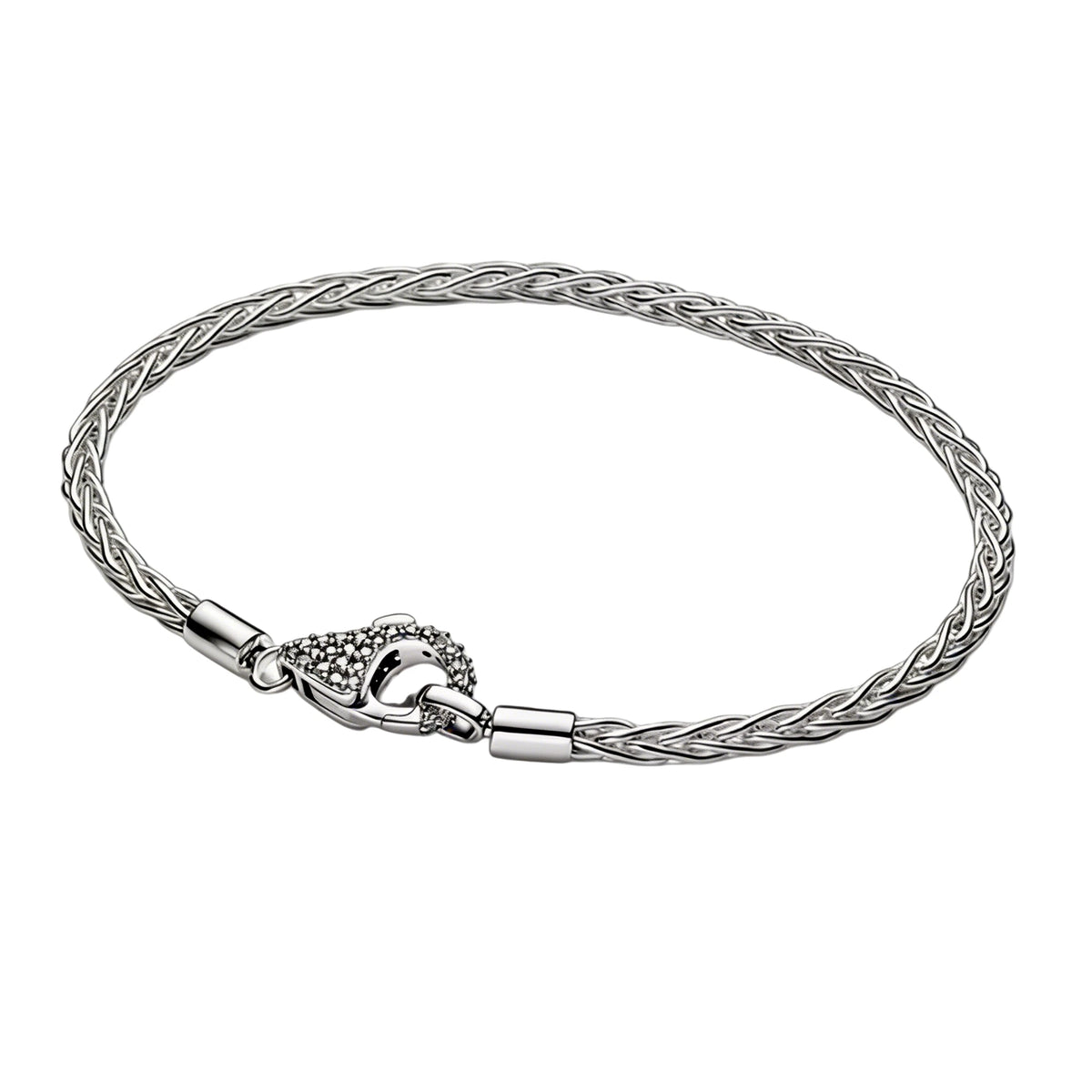 Pulsera de Dijes en Plata 925 con Zirconia