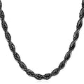 Collar de Cadena Trenzada de Acero Inoxidable 316L