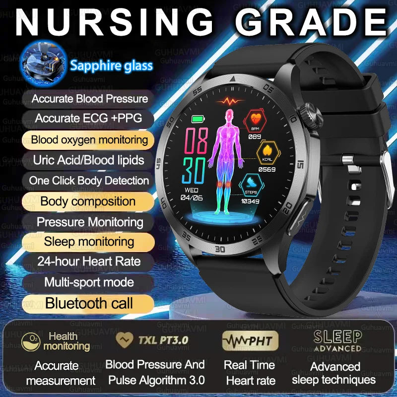 Reloj Inteligente ET485 AMOLED con ECG y Llamadas Bluetooth