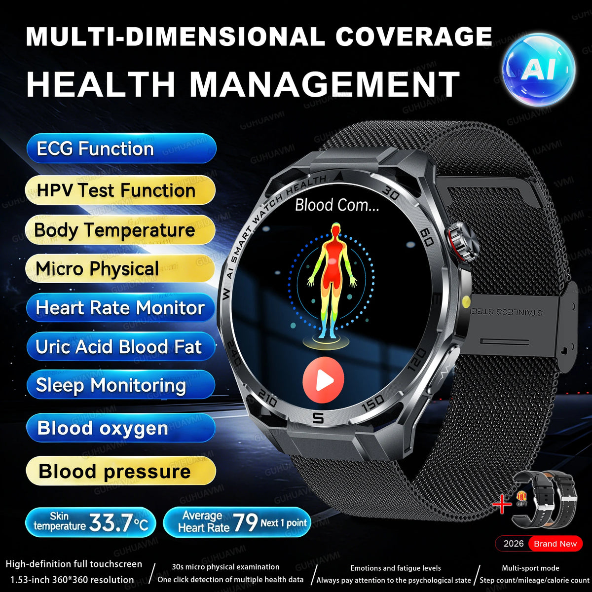 Reloj Inteligente con Monitoreo de Salud por IA