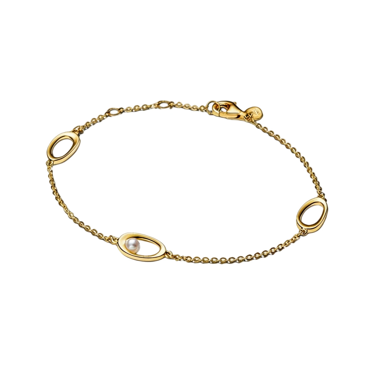 Pulsera de Dijes en Plata 925 con Zirconia