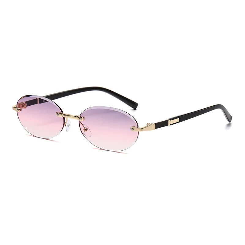 Lentes Ovalados sin Montura UV400