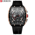 Reloj CURREN 8442 Cronógrafo con Correa de Silicona