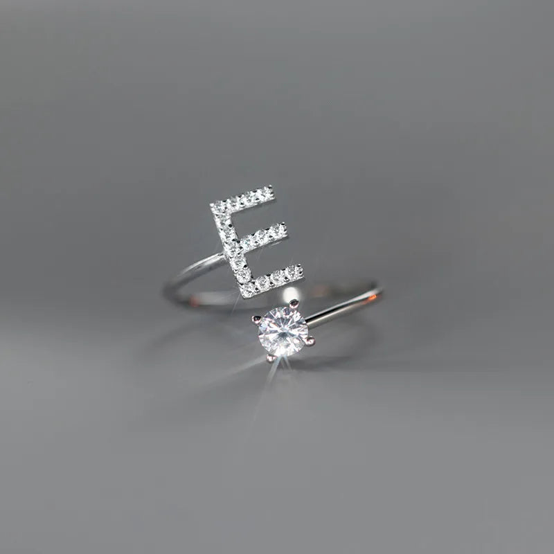 Anillo Ajustable con Inicial