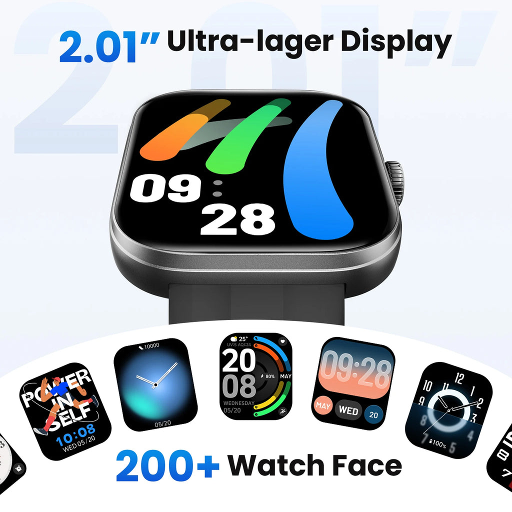 Reloj Inteligente con Linterna y Llamadas HD