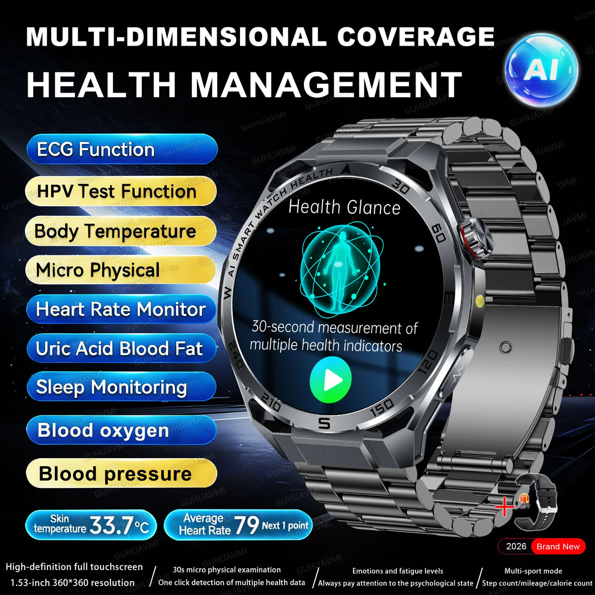 Reloj Inteligente con Monitoreo de Salud por IA