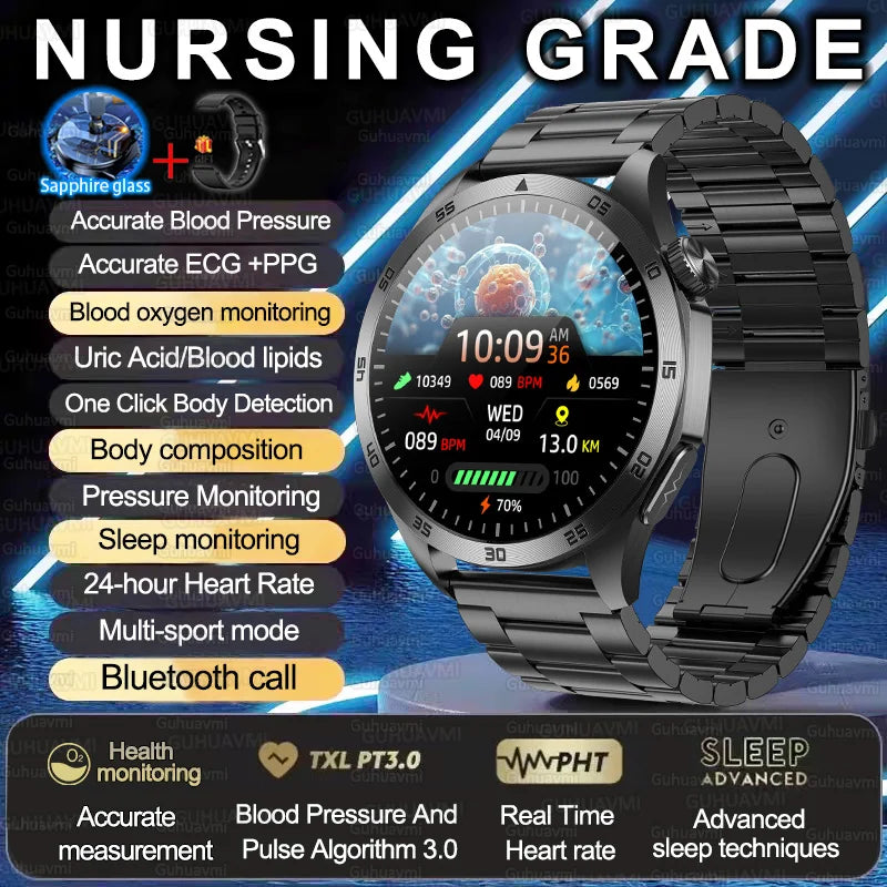Reloj Inteligente ET485 AMOLED con ECG y Llamadas Bluetooth
