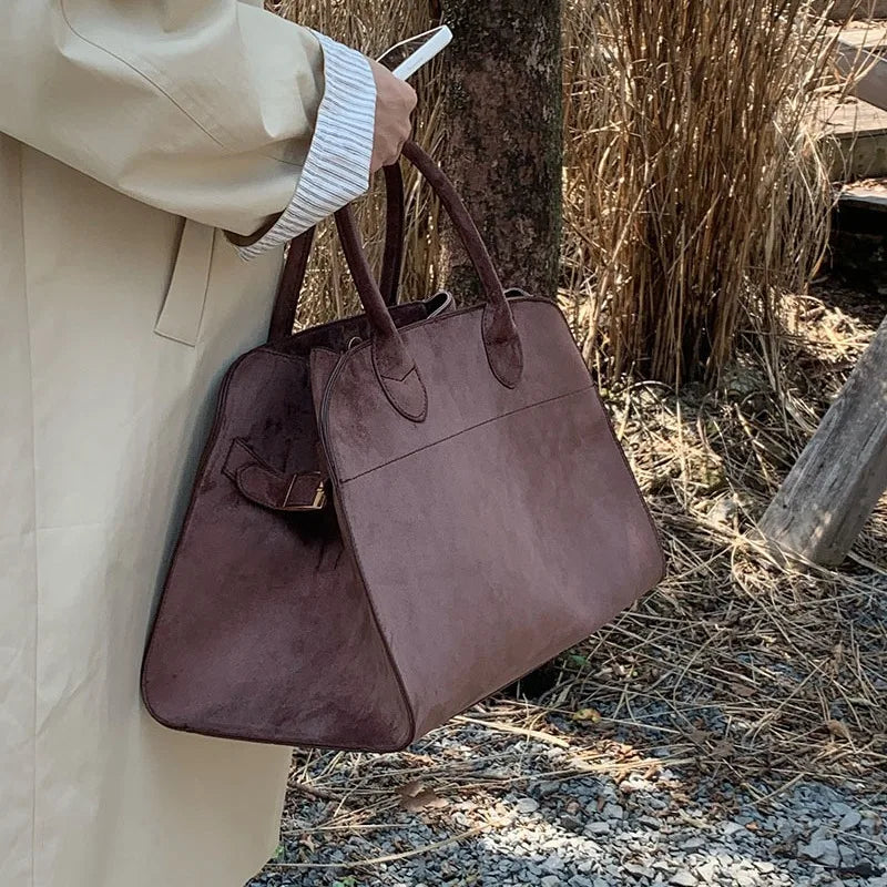 Bolsa de Gamuza Sintética para Mujer