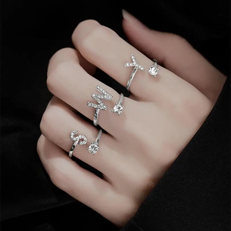 Anillo Ajustable con Inicial