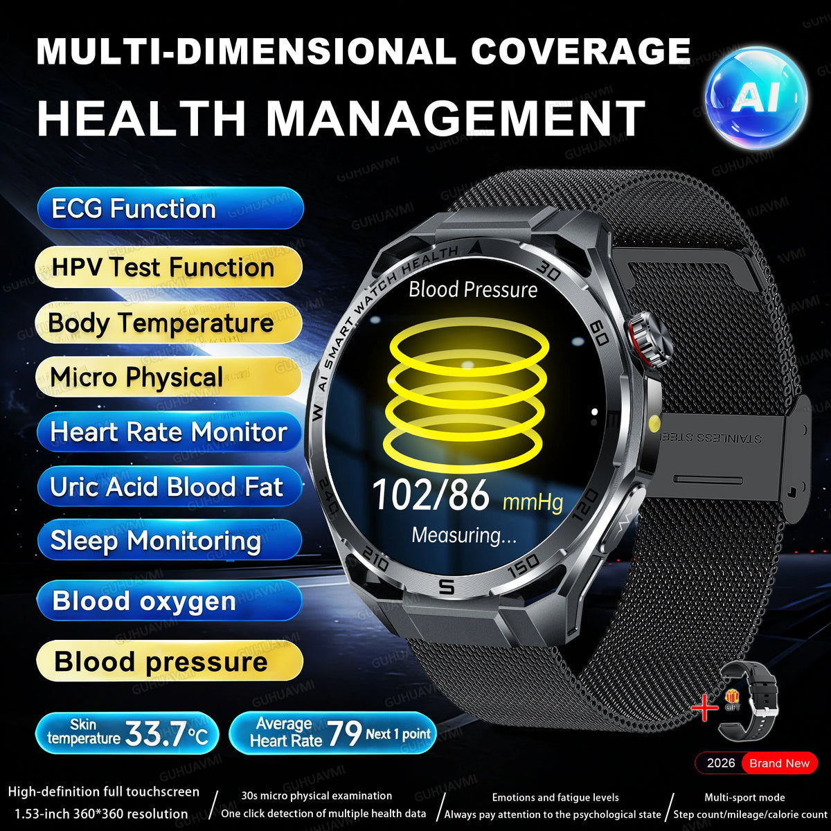 Reloj Inteligente con Monitoreo de Salud por IA