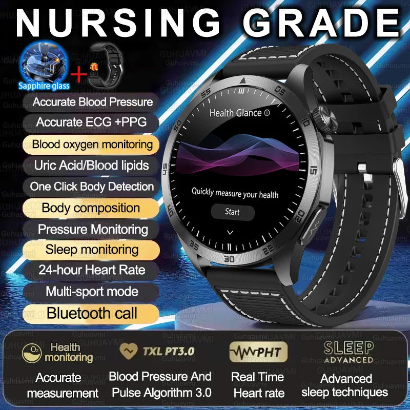 Reloj Inteligente ET485 AMOLED con ECG y Llamadas Bluetooth