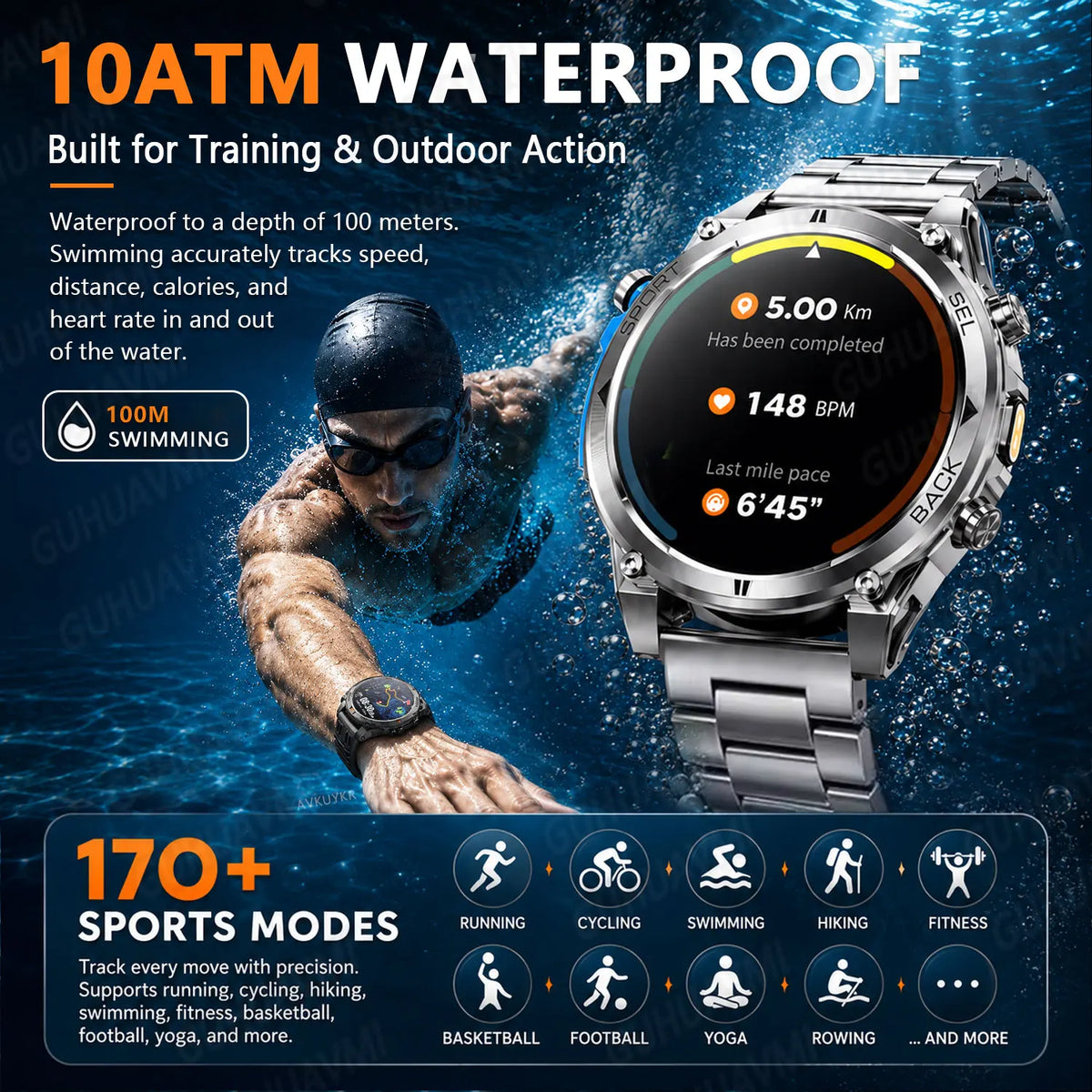 Reloj Inteligente T-RX4 Ultra con GPS Integrado