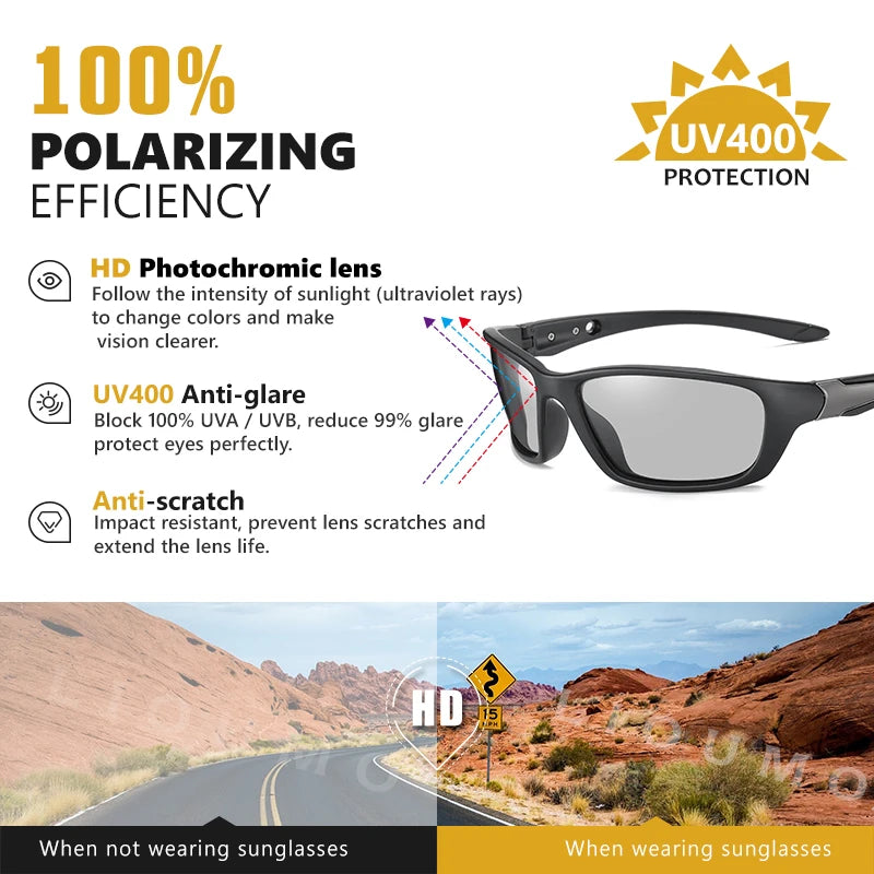 Lentes de Ciclismo para Día y Noche