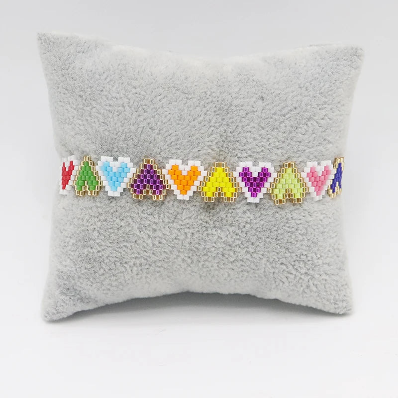 Pulsera Miyuki Tejida a Mano Estilo Bohemio
