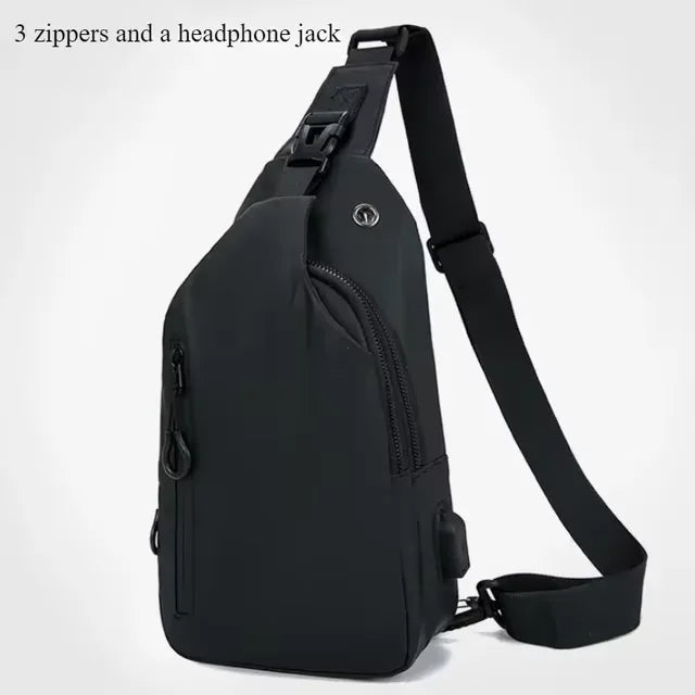 Bolsa de Pecho Antirrobo con Puerto USB