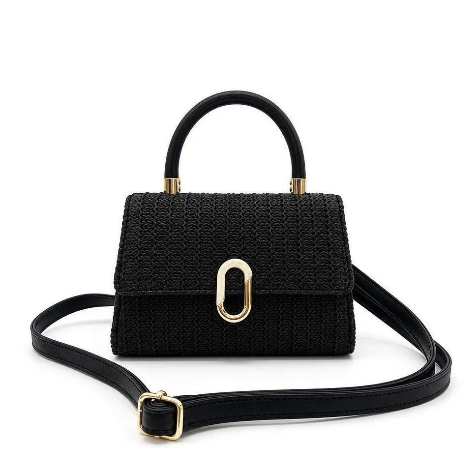Bolsa Cruzada Cuadrada de PU para Mujer