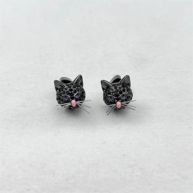 Aretes Tipo Botón con Zirconia para Mujer