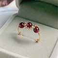 Anillo Bohemio con Oro Laminado 14K