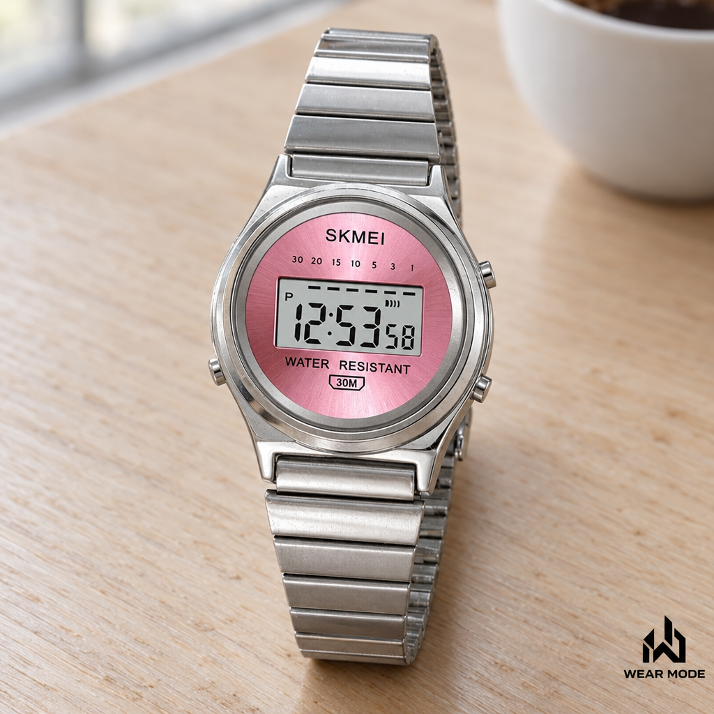 SKMEI 2521 B rosa sobre mesa Wear Mode