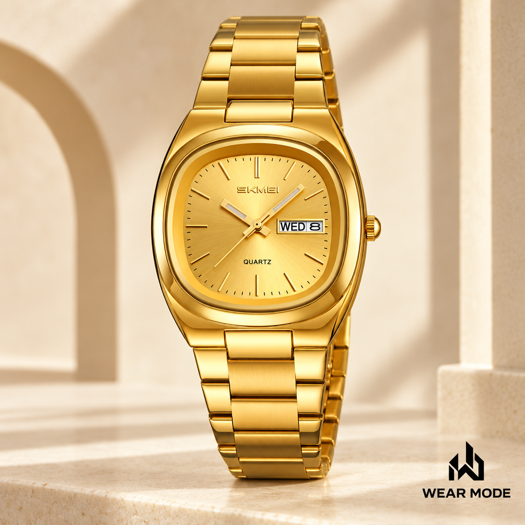 SKMEI 2420 dorado con logo Wear Mode