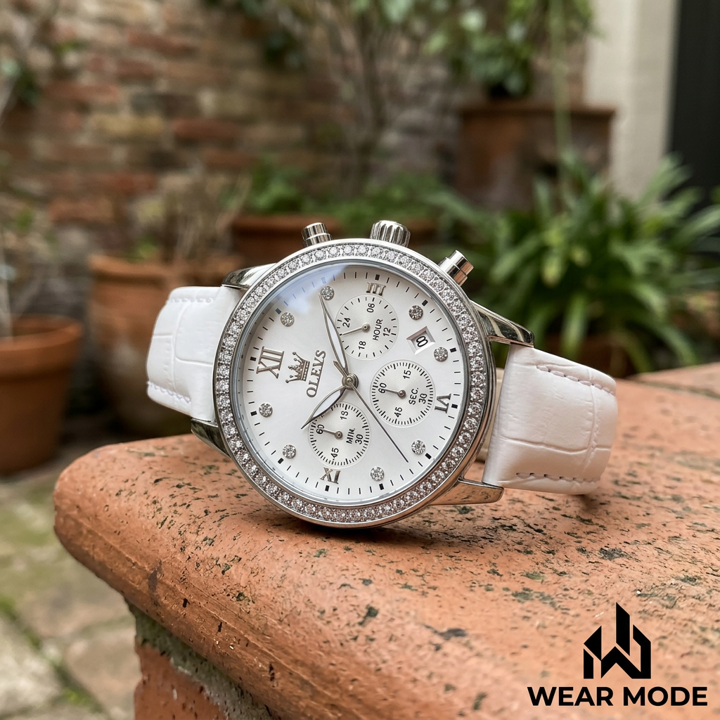 OLEVS 9933 Blanco-Plateado