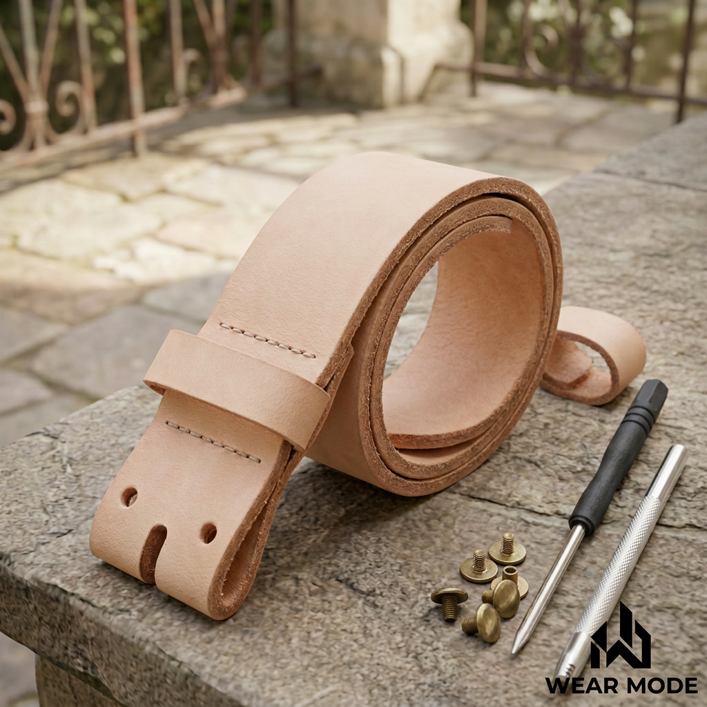 Detalle de montaje sin hebilla y accesorios